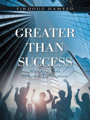cover image of Greater Than Success